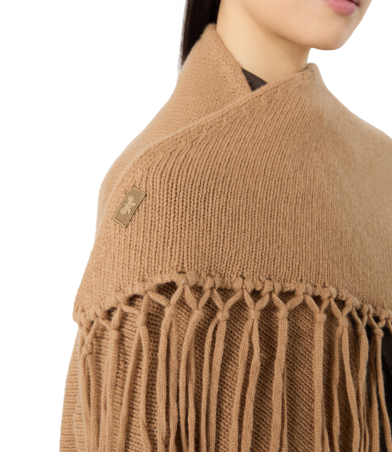 MAX MARA WEEKEND sciarpa/foulard Wkatornado cammello donna
