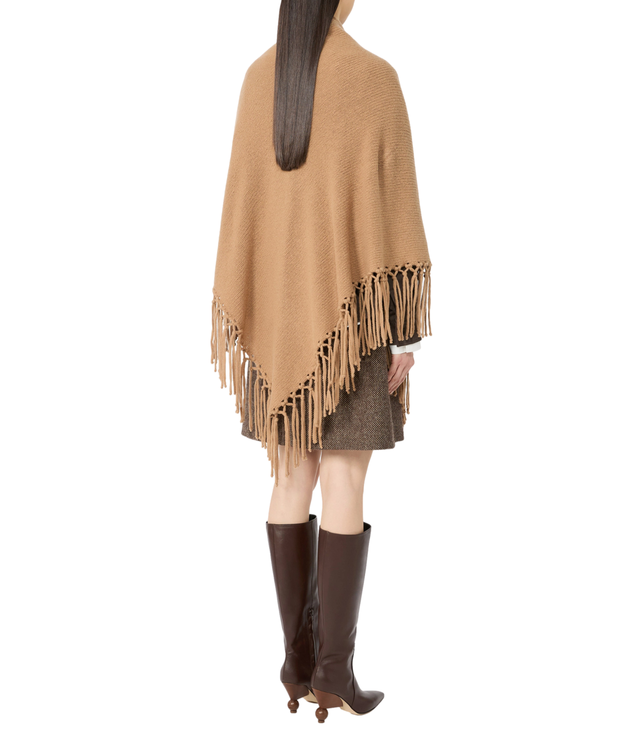 MAX MARA WEEKEND sciarpa/foulard Wkatornado cammello donna