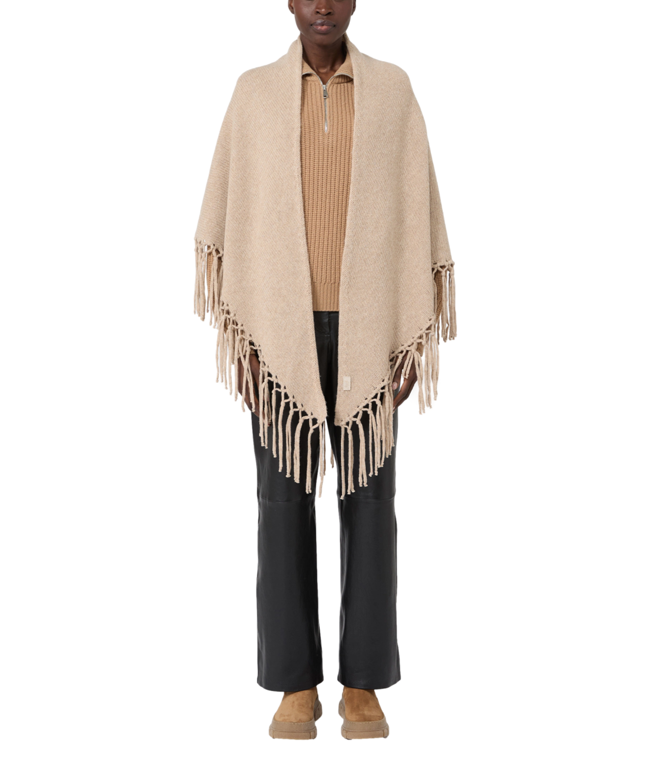 MAX MARA WEEKEND sciarpa/foulard Wkatornado caramello donna
