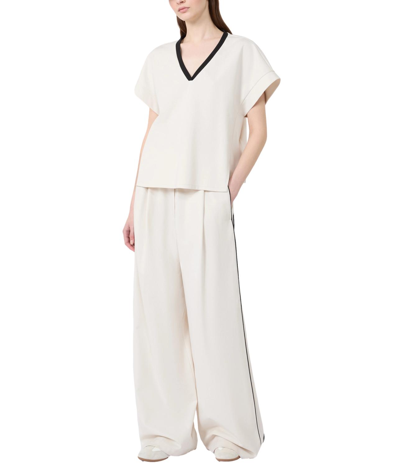 Max Mara Weekend Pantalone Wkdgodezia Avorio Donna