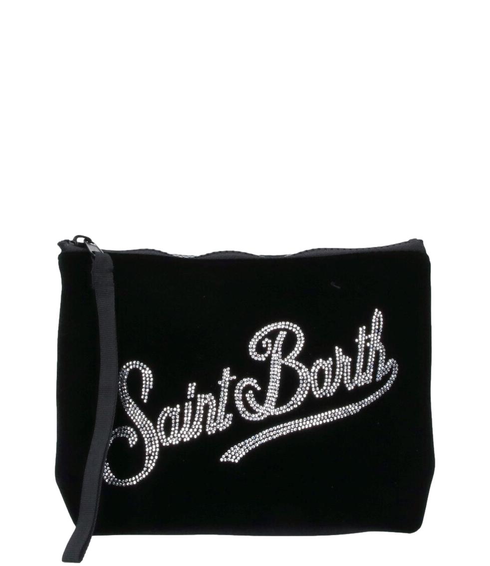 MC2 Saint Barth pochette Aline Velvet nera