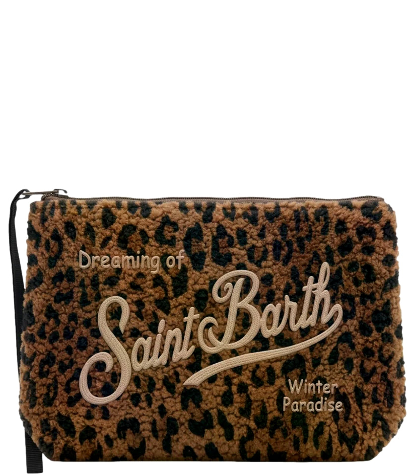 Pochette Mc2 Saint Barth Aline Teddy Marrone