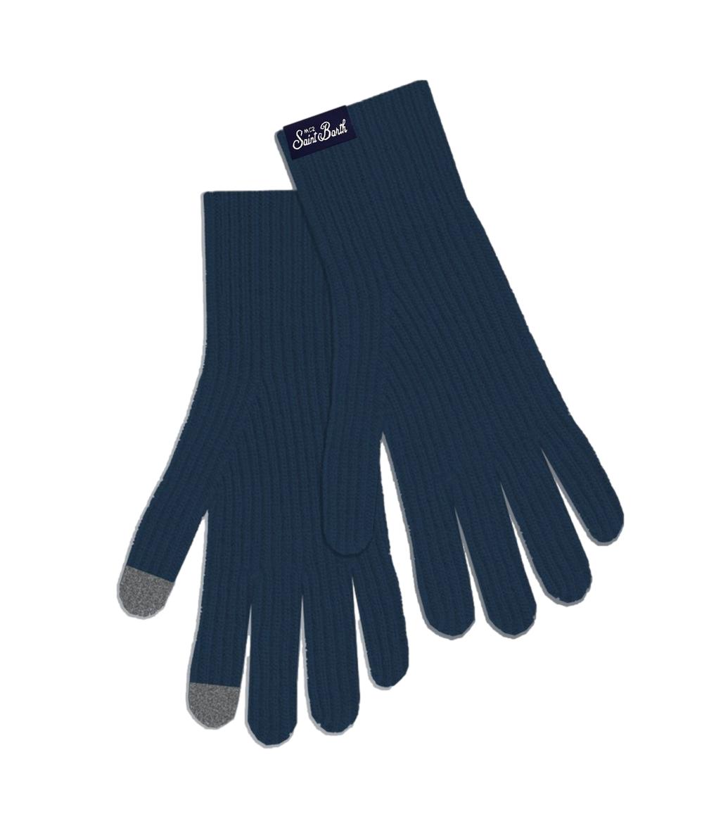 Brixton Wool guanti blu