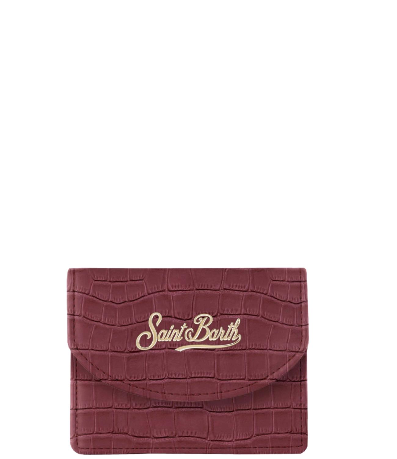 Saint Barth Card Holder bordeaux