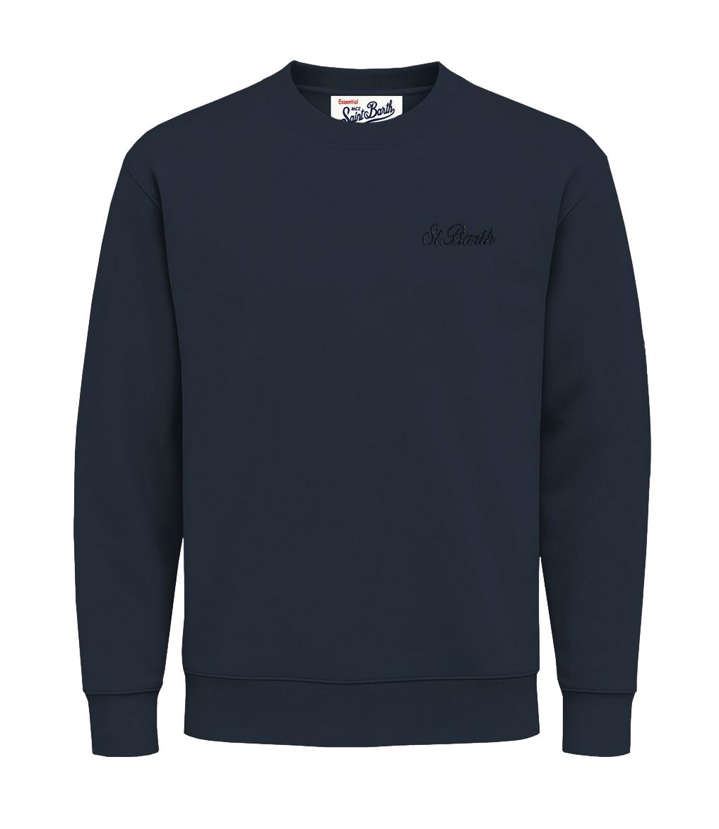 Fourseason felpa girocollo saint barth blue navy embry