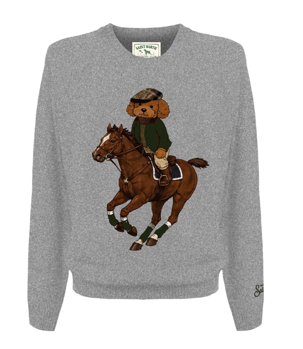Heron pullover saint barth Horse poodle 15M patch