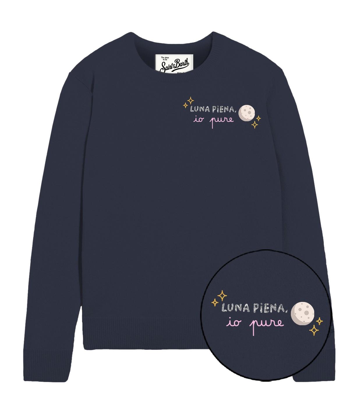Maglione Mc2 Saint Barth New Queen Embry blu