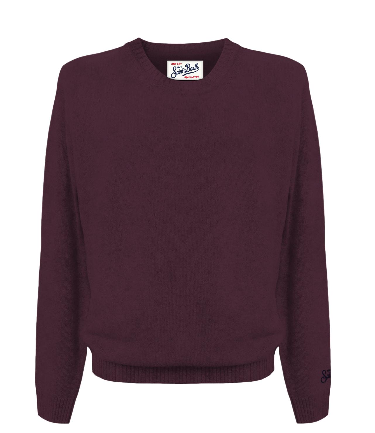 Maglione Regent Alpaca viola melanzana