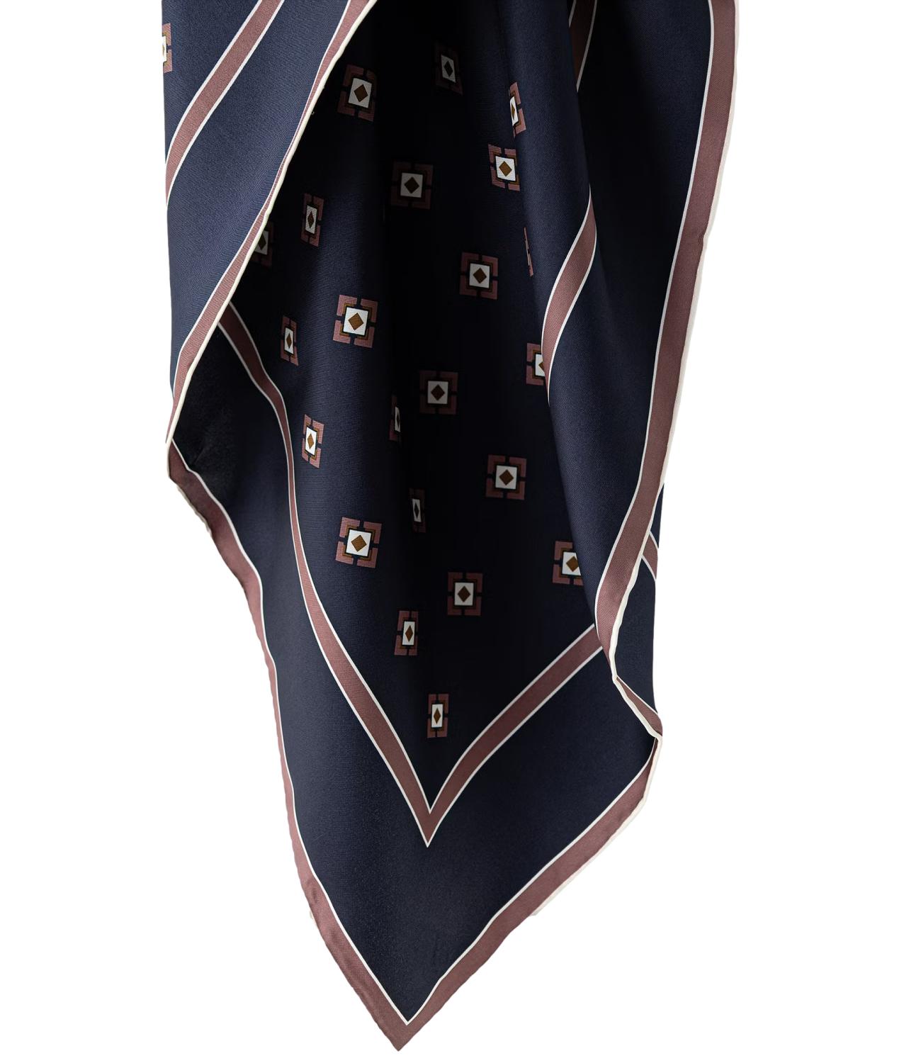 MM Foulard Mmlpalmi Blu Marino Donna