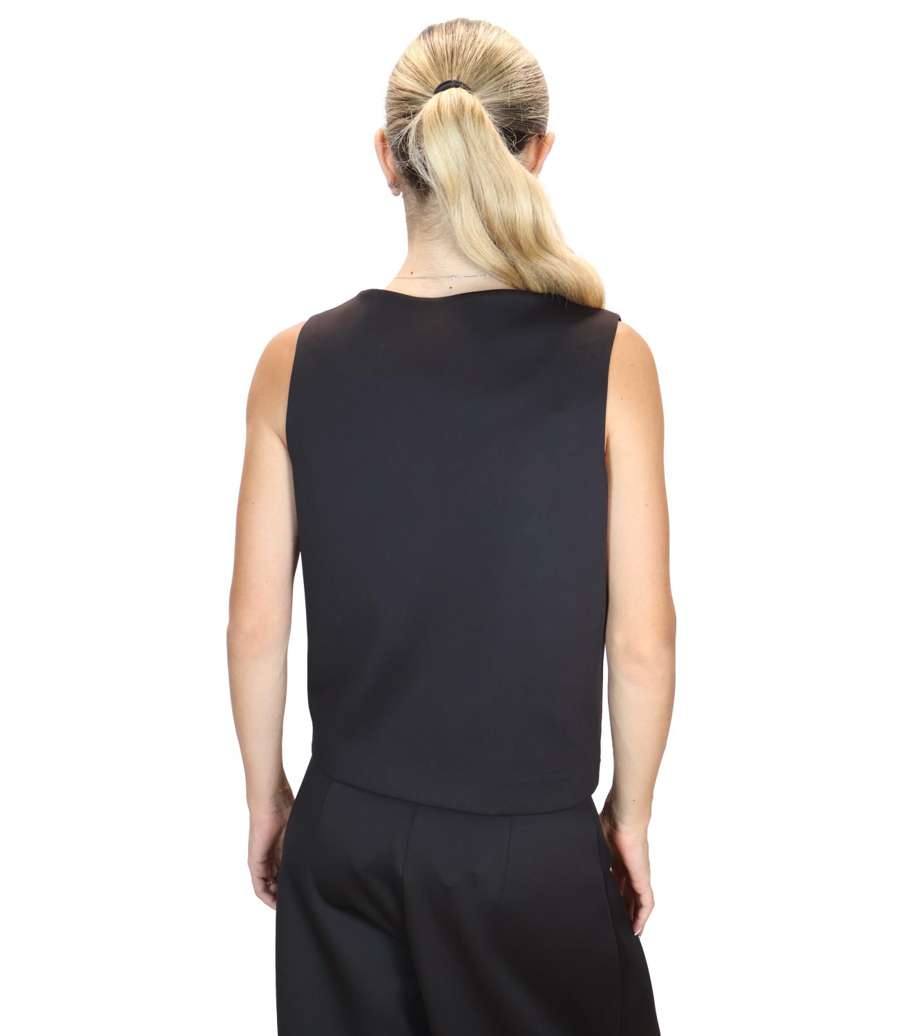 MM Giacca Gilet Mmledita Nero Donna