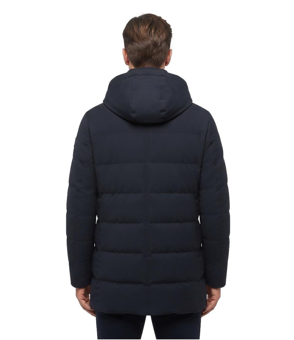 Montecore Piumino Uomo Imbottito In Piuma Blu