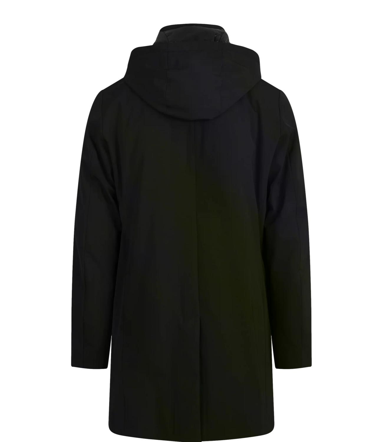 Montecore Cappotto Uomo Imbottito In Piuma Leggera Nero