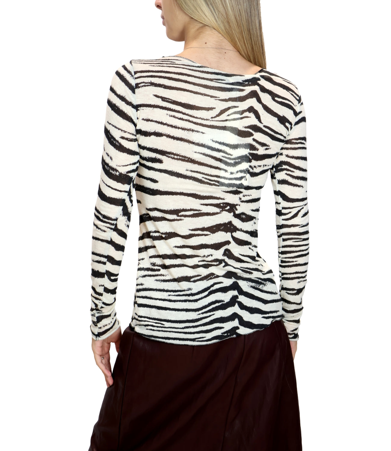 Motel Maglia Barca Zebrata Donna
