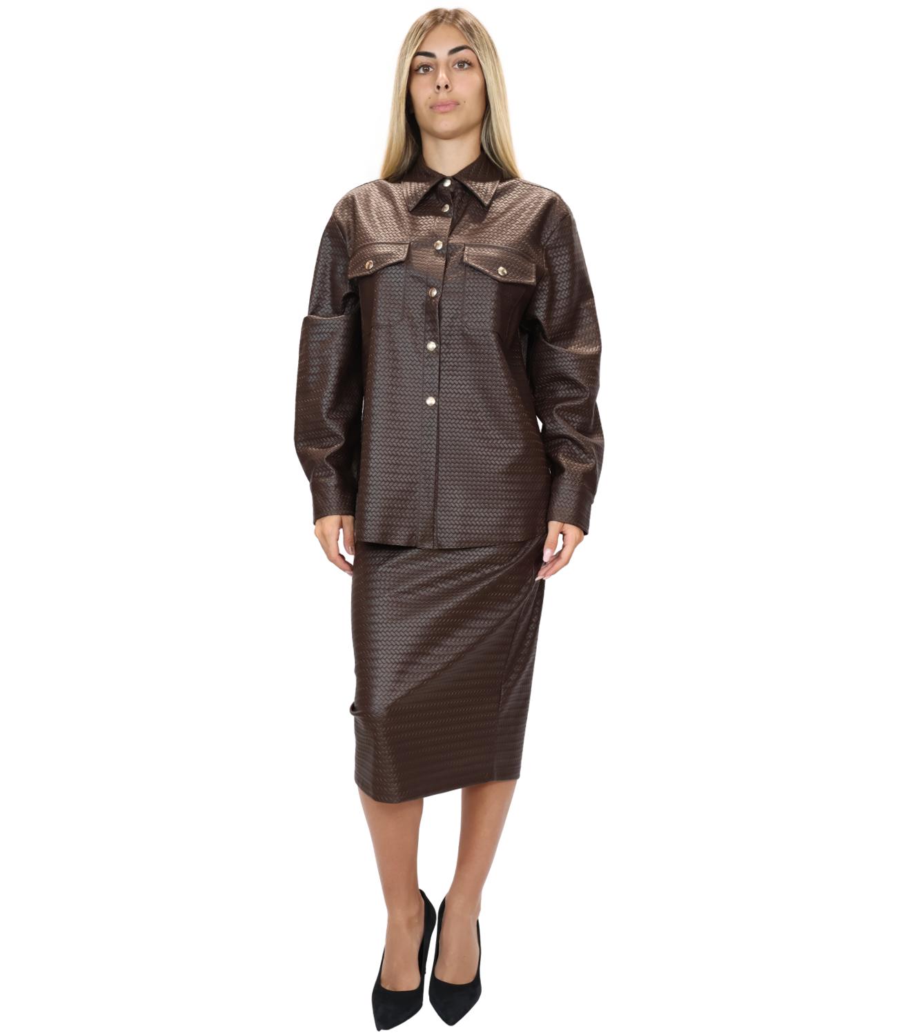 Motel Camicia Cioccolato Donna