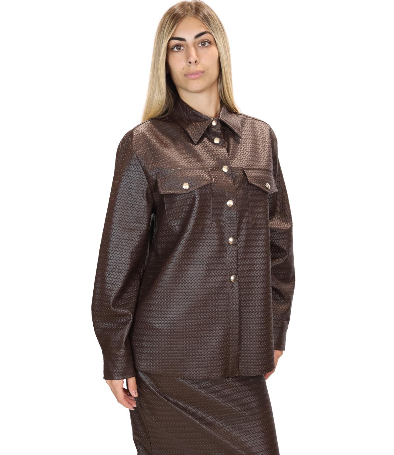 Motel Camicia Cioccolato Donna