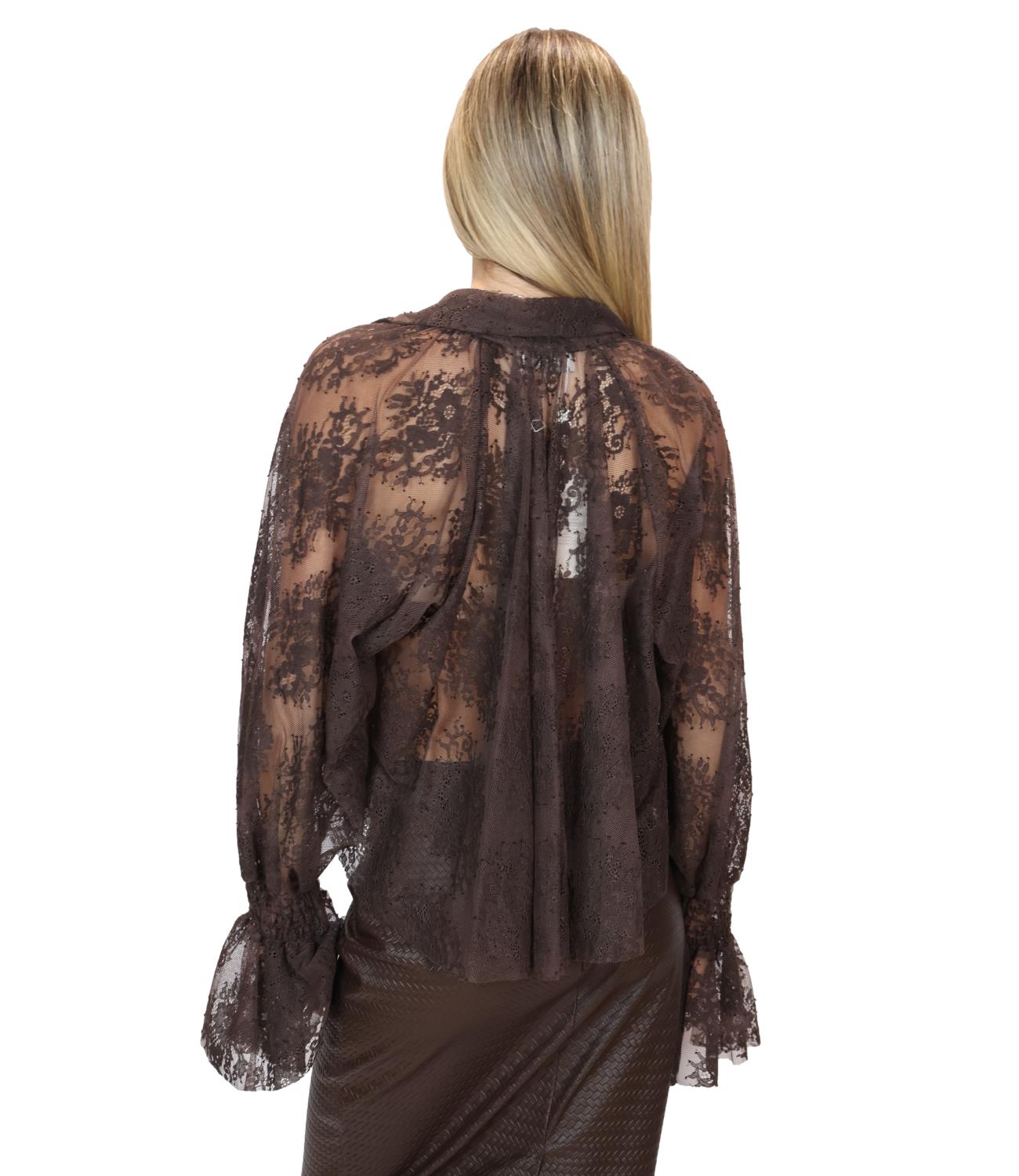 Motel Camicia Pizzo Moro Donna