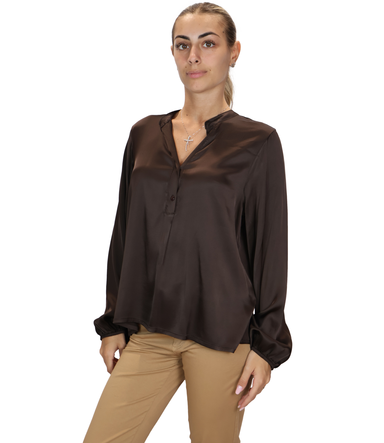 Motel Maglia Serafino Moka Donna