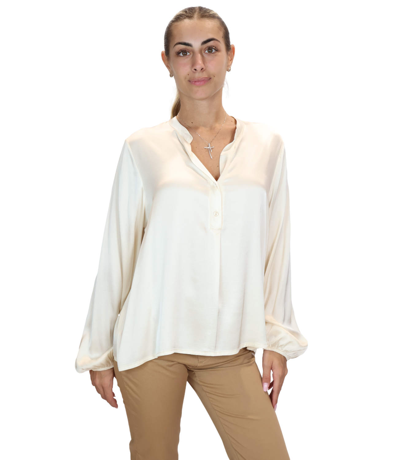 Motel Maglia Serafino Burro Donna