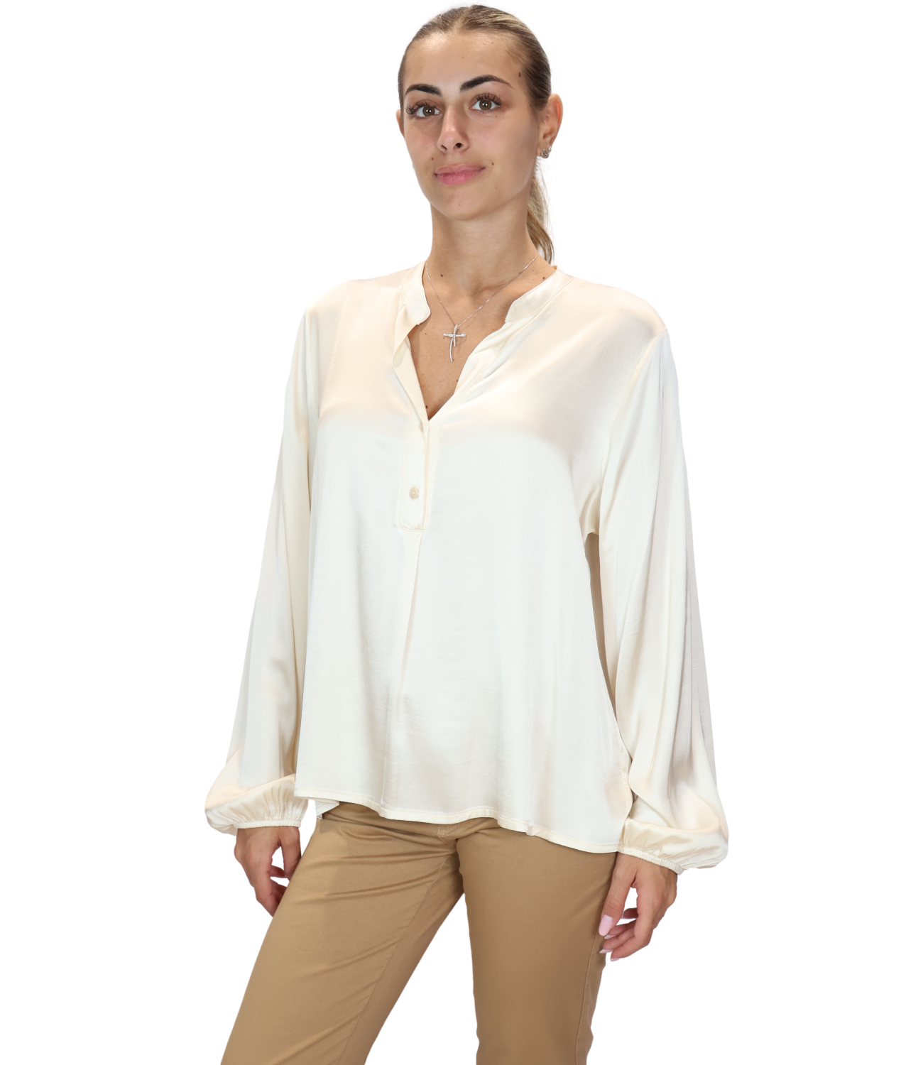 Motel Maglia Serafino Burro Donna