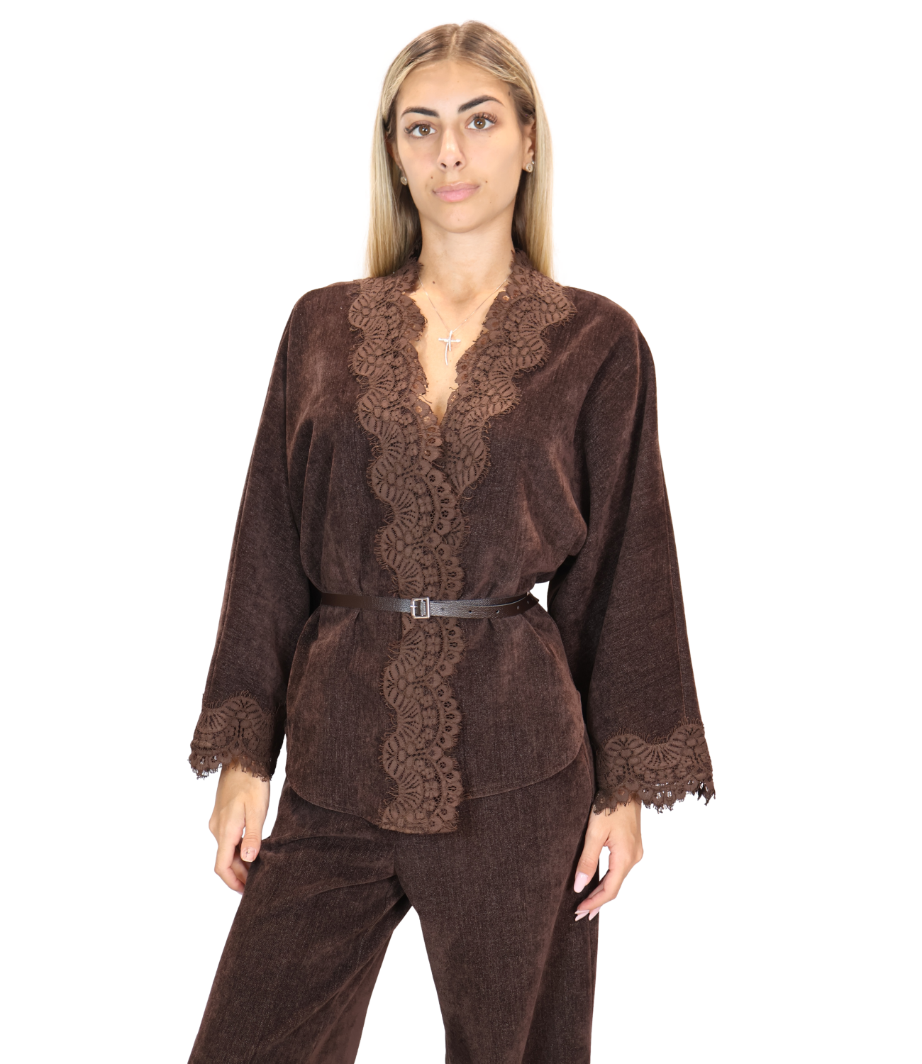 Motel Giacca Kimono Choco Donna