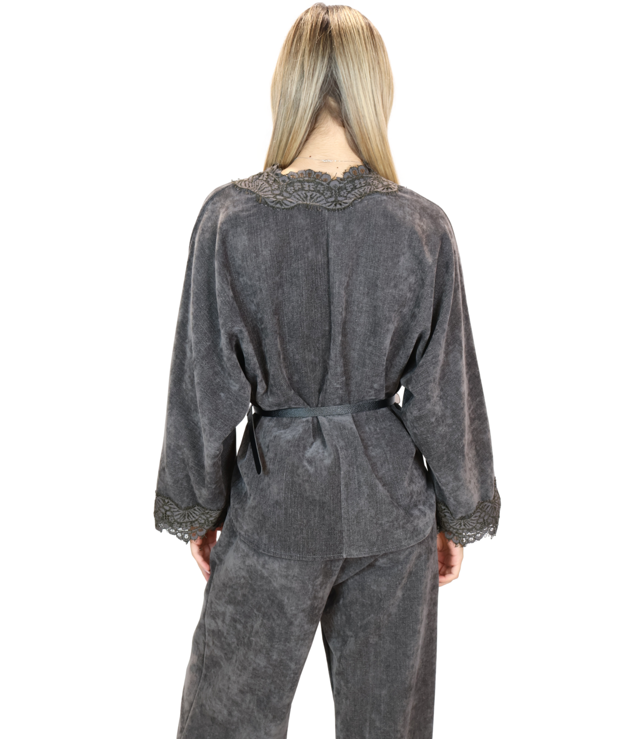 Motel Giacca Kimono Asfalto Donna