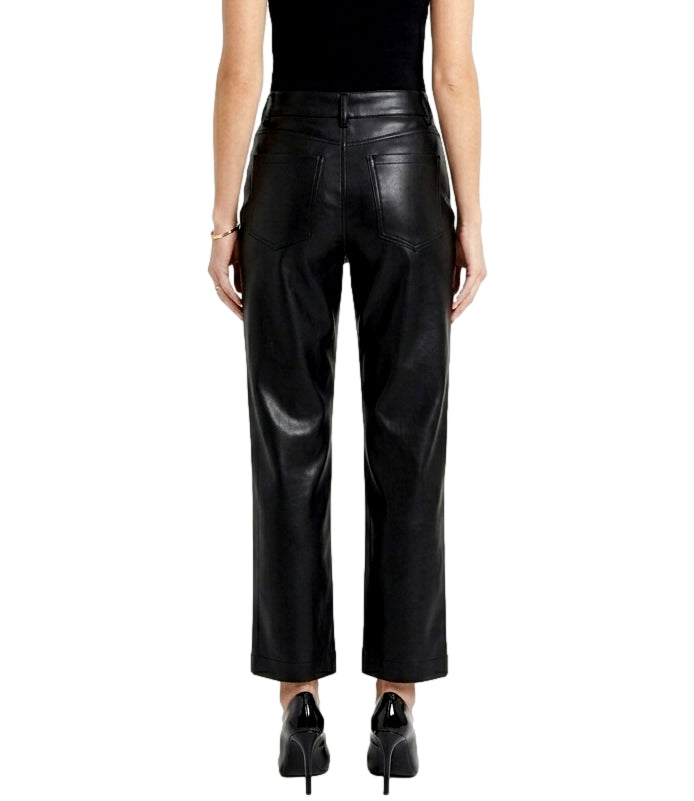 Motel Pantalone Ecopelle Nero