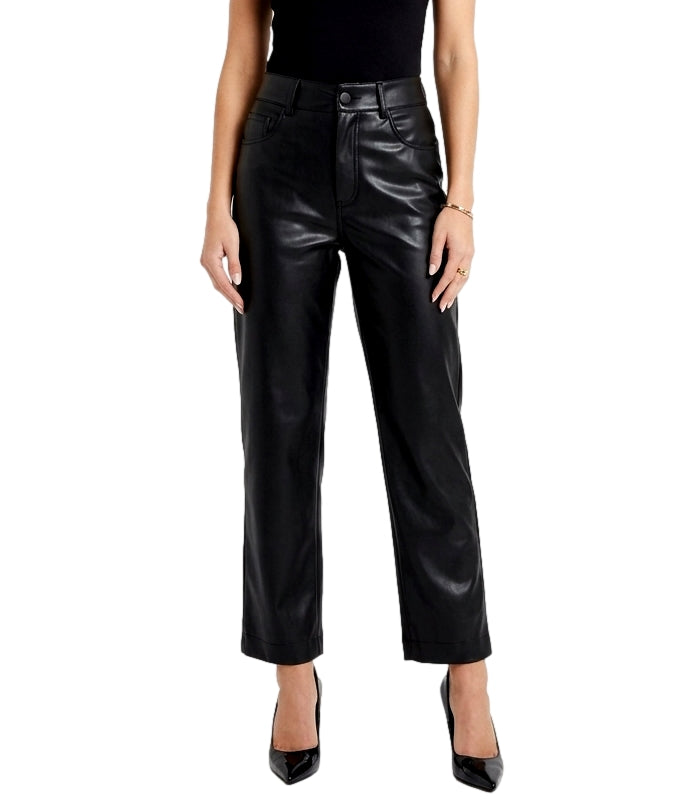 Motel Pantalone Ecopelle Nero