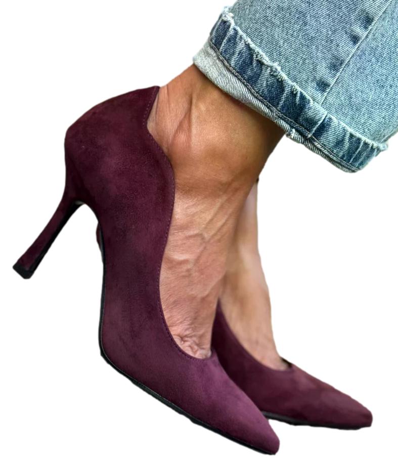 Ovyè Décolleté Bordeaux Donna