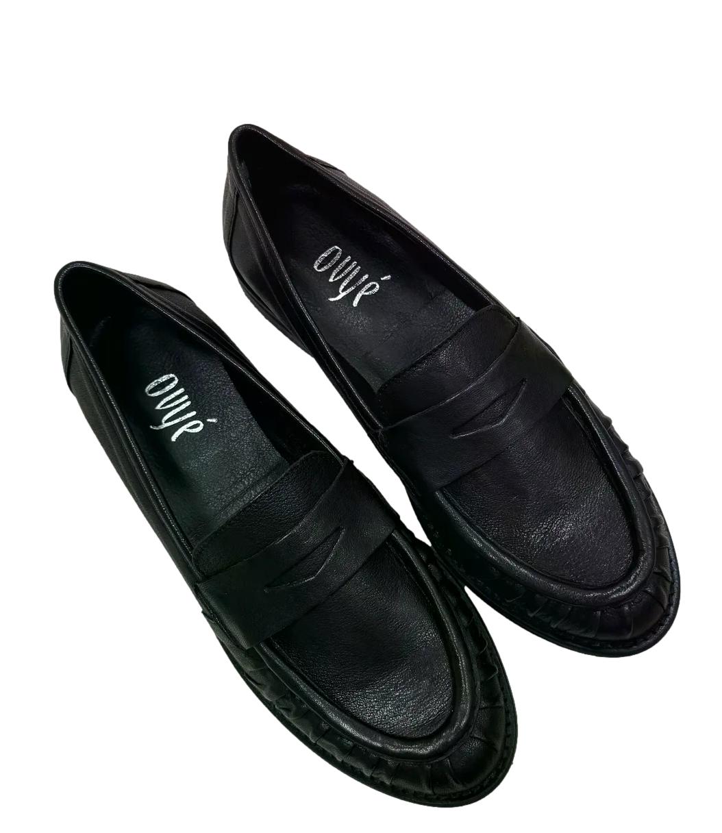 Ovyè Mocassino Nero Donna