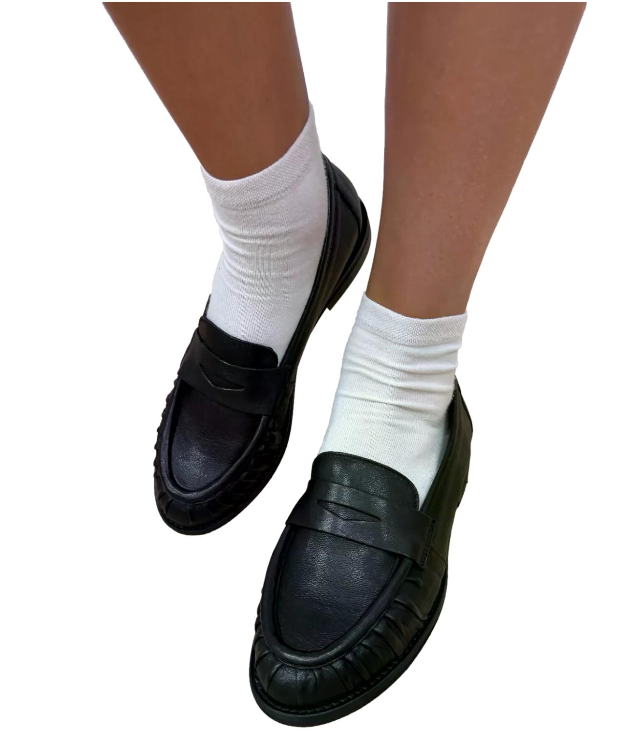 Ovyè Mocassino Nero Donna