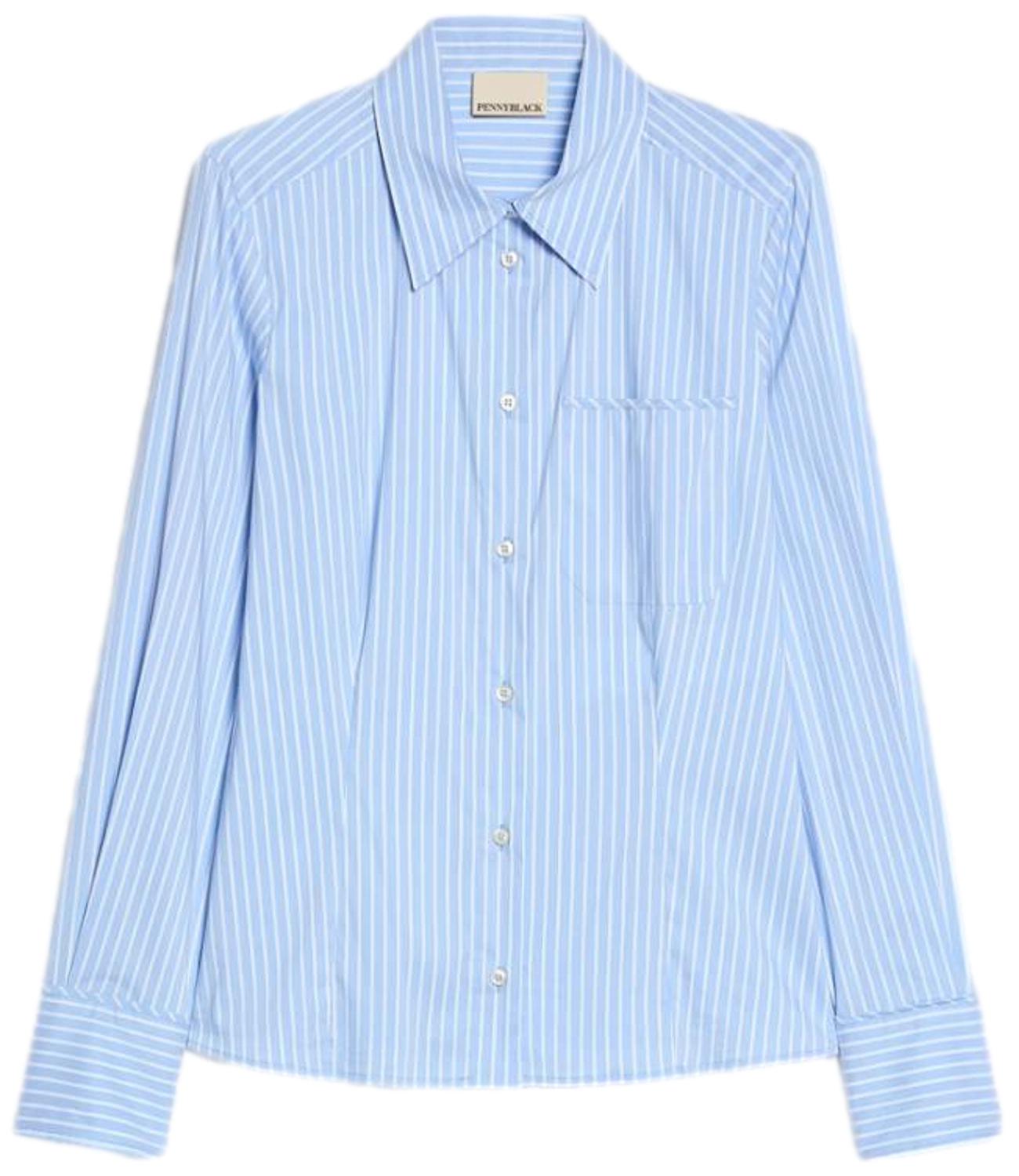 Pennyblack Camicia Pbbmargaret Azzurro Donna
