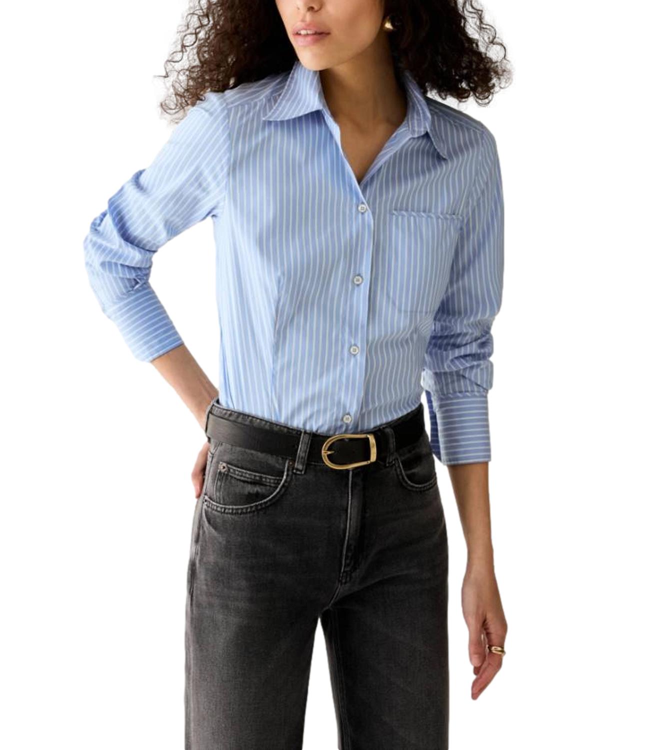 Pennyblack Camicia Pbbmargaret Azzurro Donna