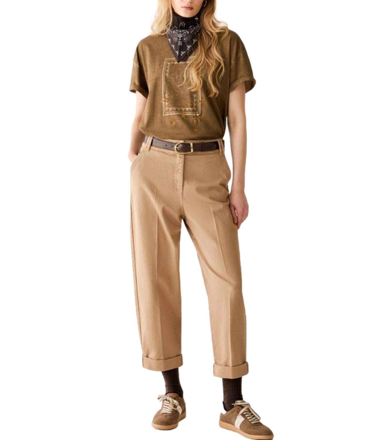 Pennyblack Pantalone Pbbmedium Cammello Donna