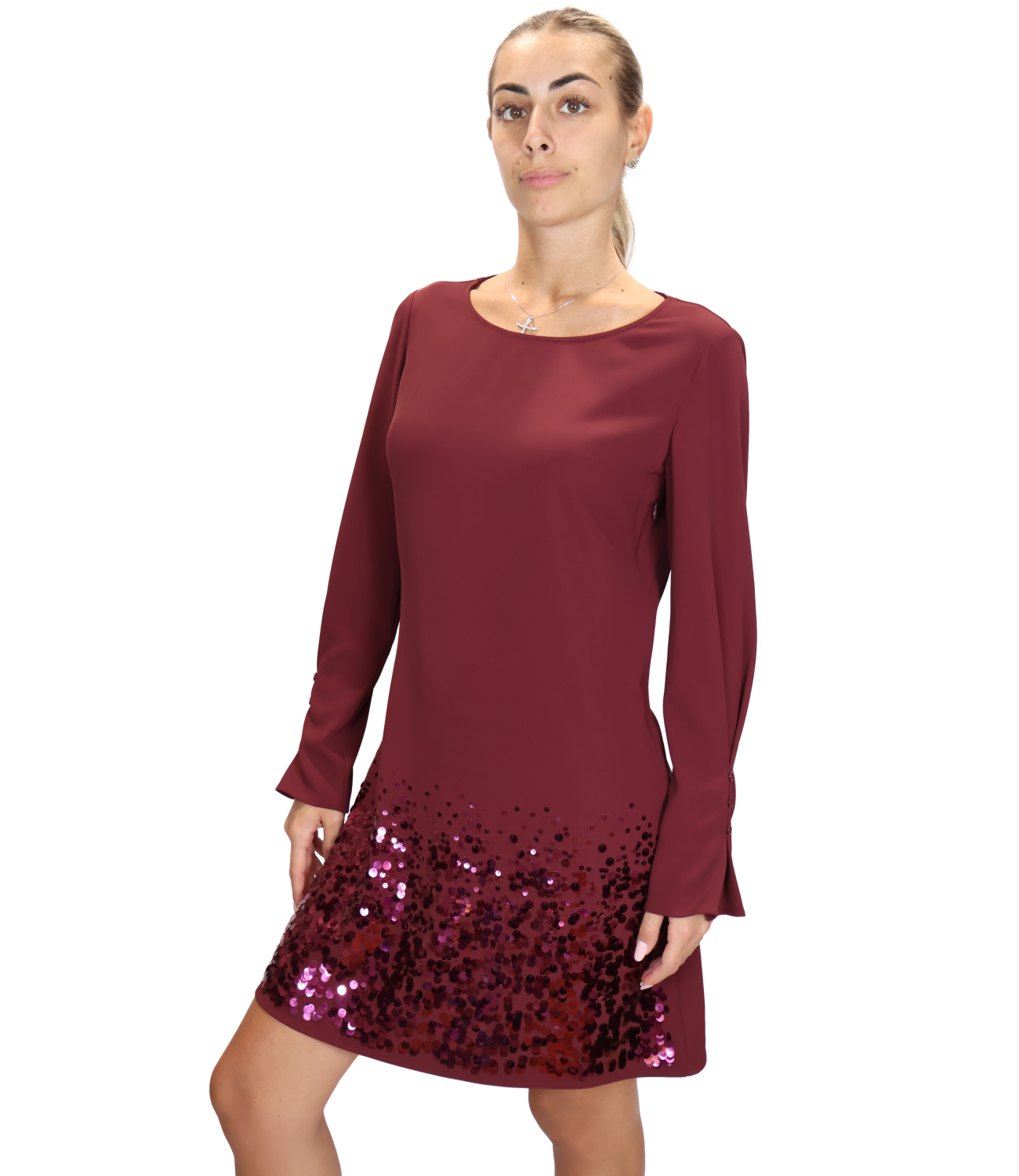 Pennyblack Abito Pbpribelle Bordeaux Donna