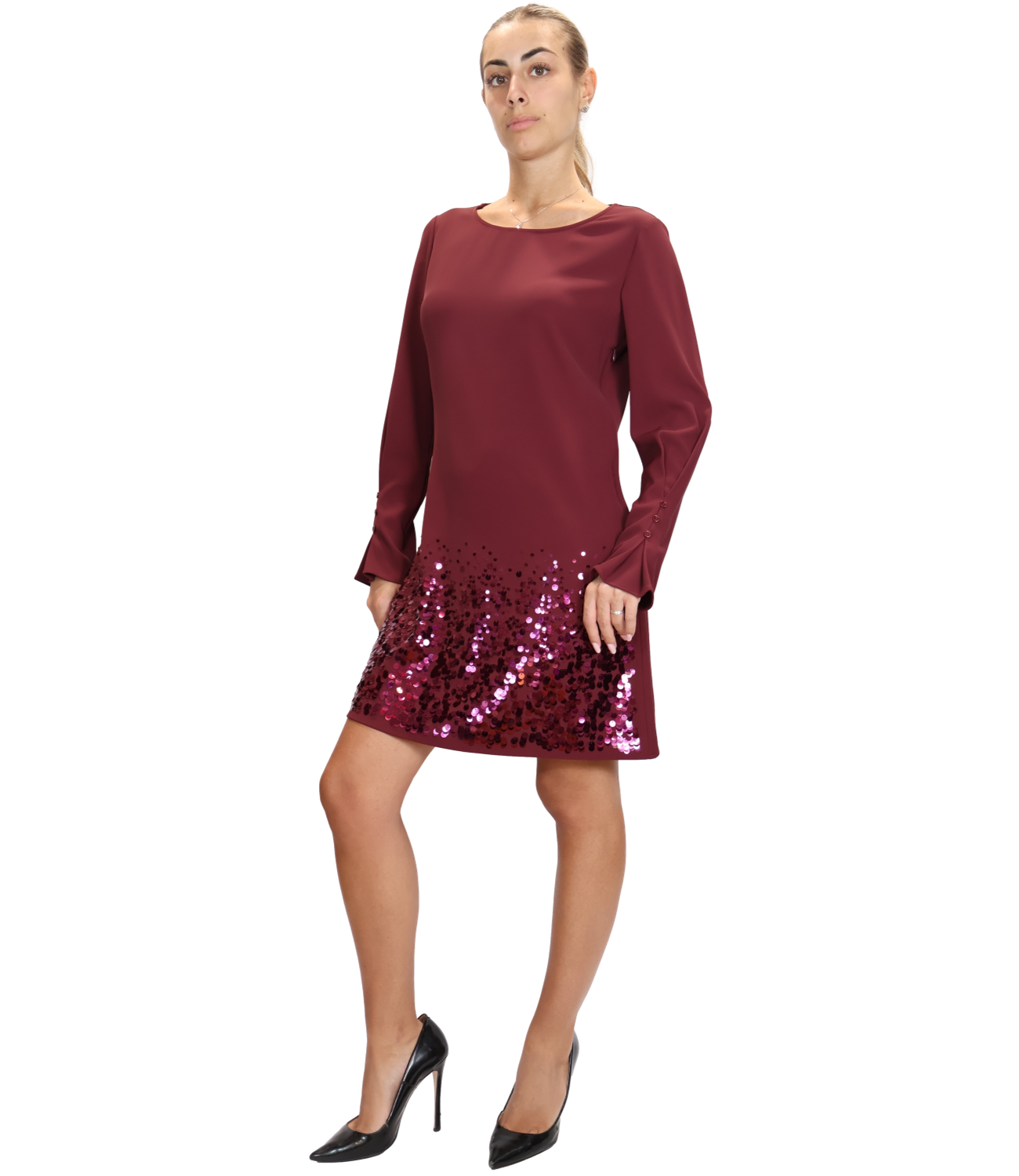 Pennyblack Abito Pbpribelle Bordeaux Donna