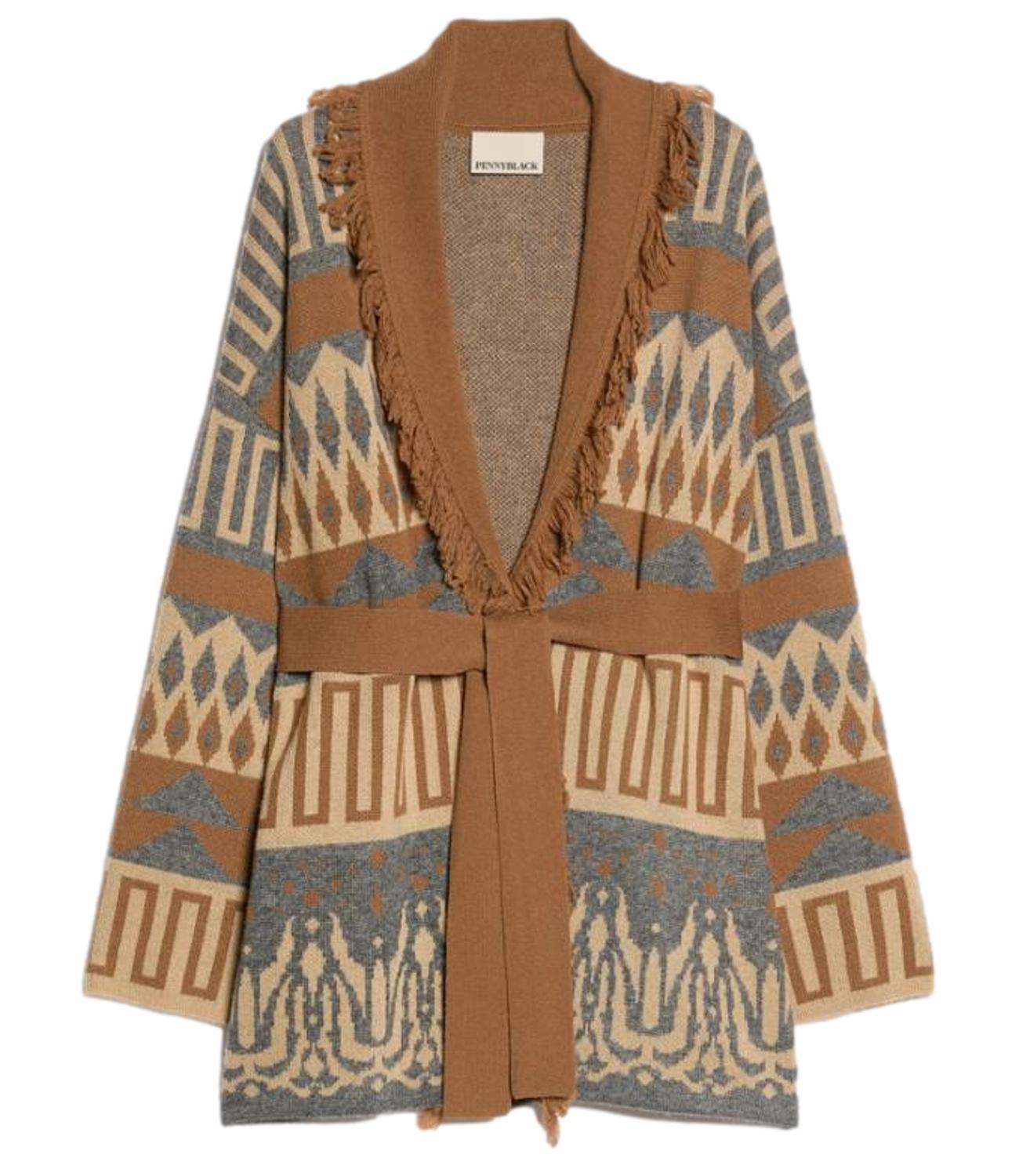 Pennyblack Cardigan Pbbarmonioso Tabacco Donna