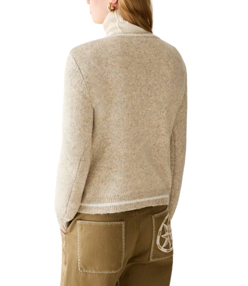 Pennyblack Maglia Pbkeresia Beige Donna