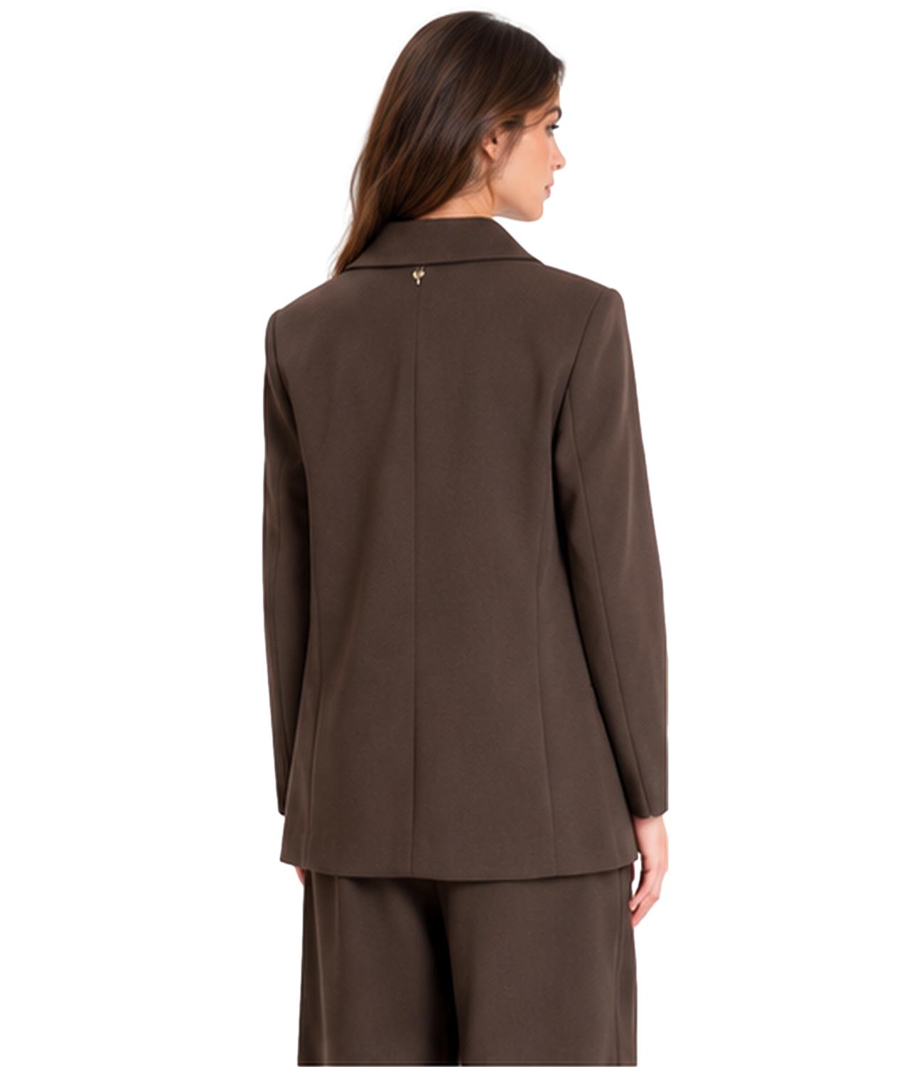 Giacca doppiopetto Philia Loft donna marrone