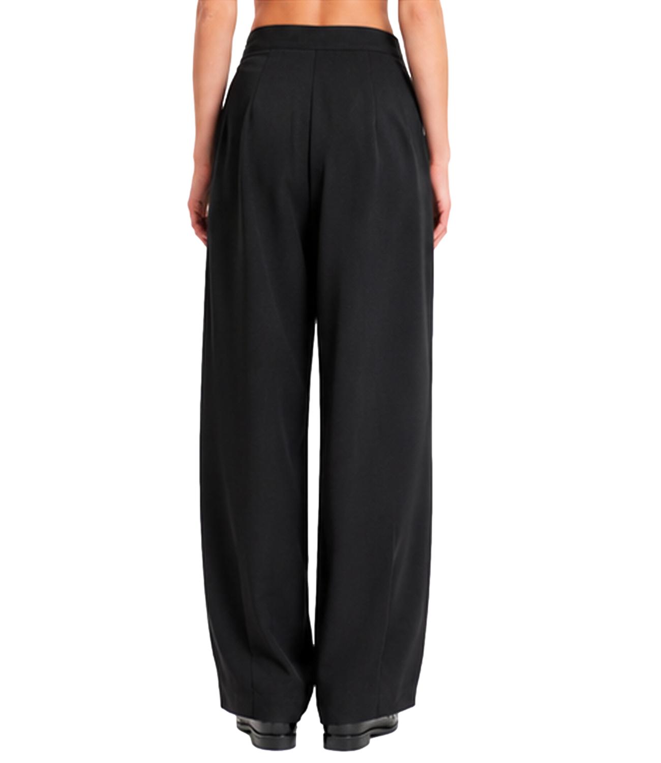 Pantalone nero Philia Loft donna wide leg
