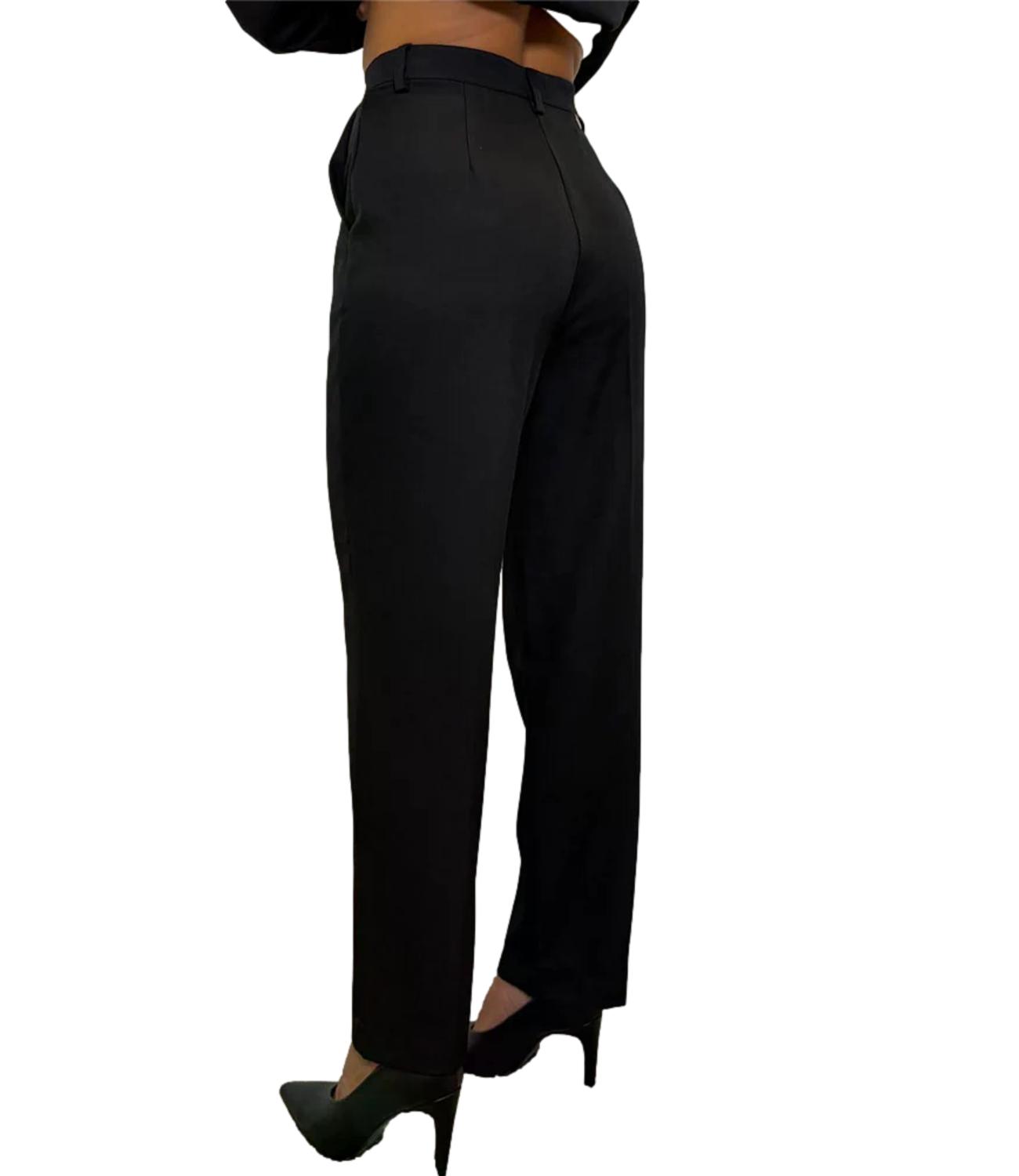 Pantalone nero Philia Loft donna carrot fit