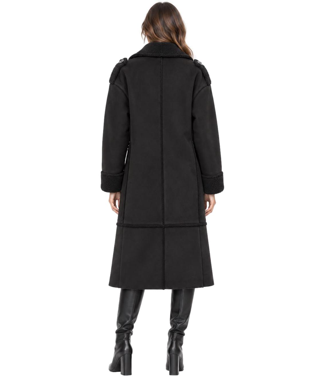 Philia Loft ecomontone lungo donna nero