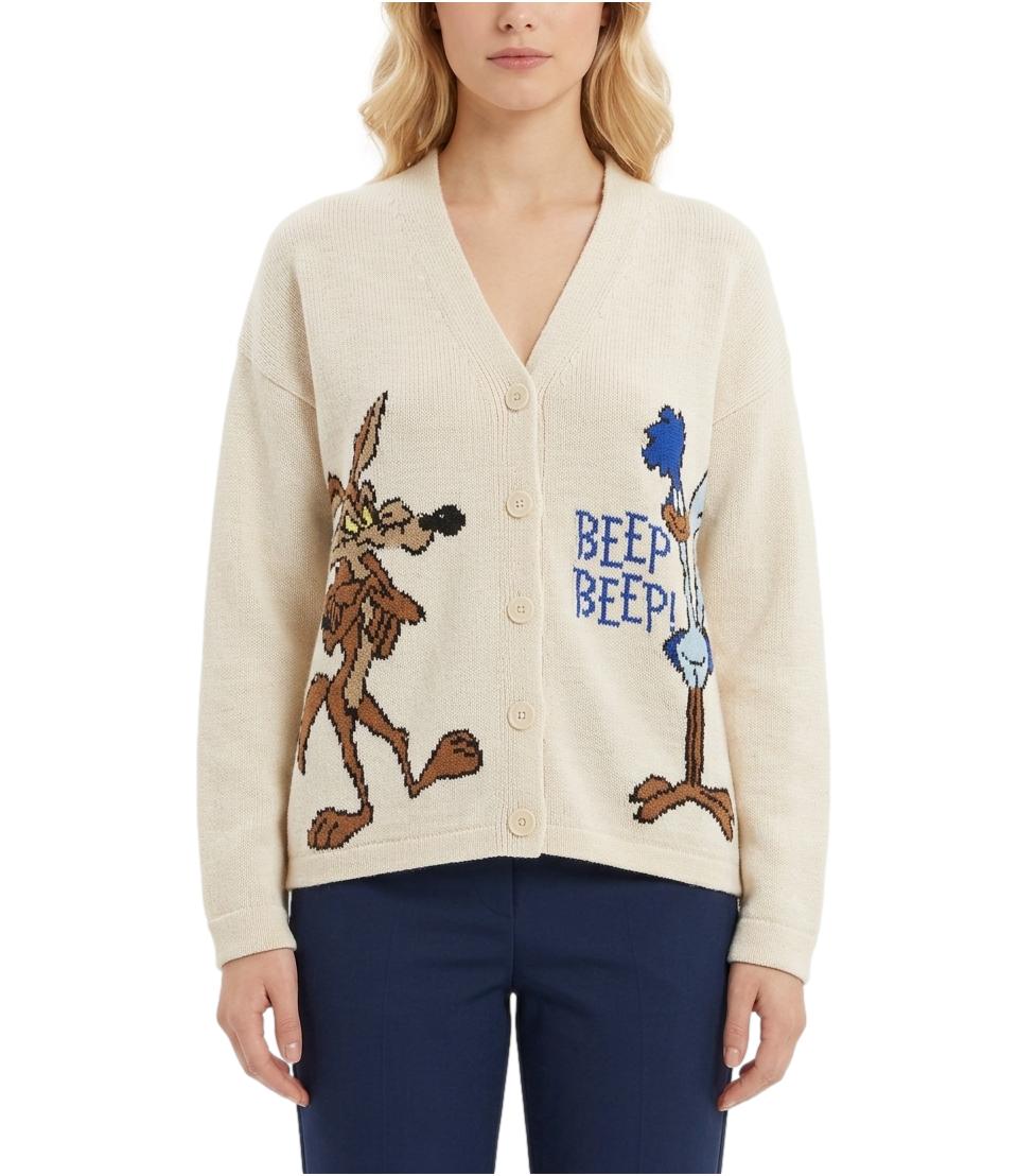 Cardigan beige panna Misto Lana Philia Loft