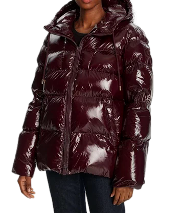 Pinko Eleodoro Caban Crystal bordeaux