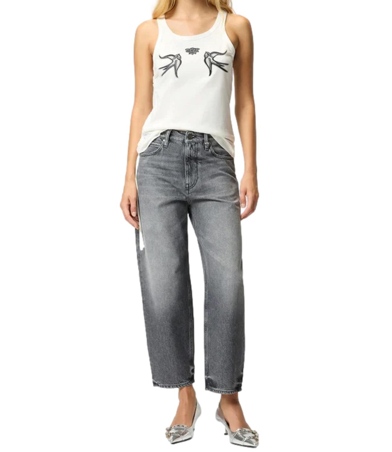 Pinko jeans Estelle Egg Moonlight Gray Denim