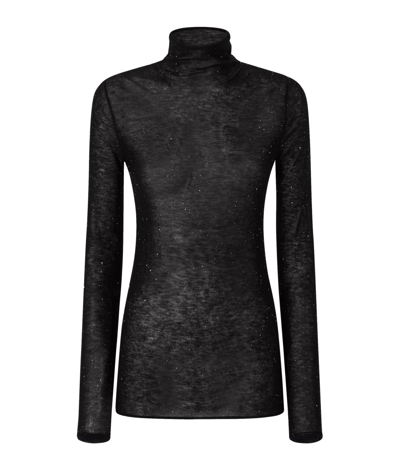 Pinko Moss Maglia paillettes nera
