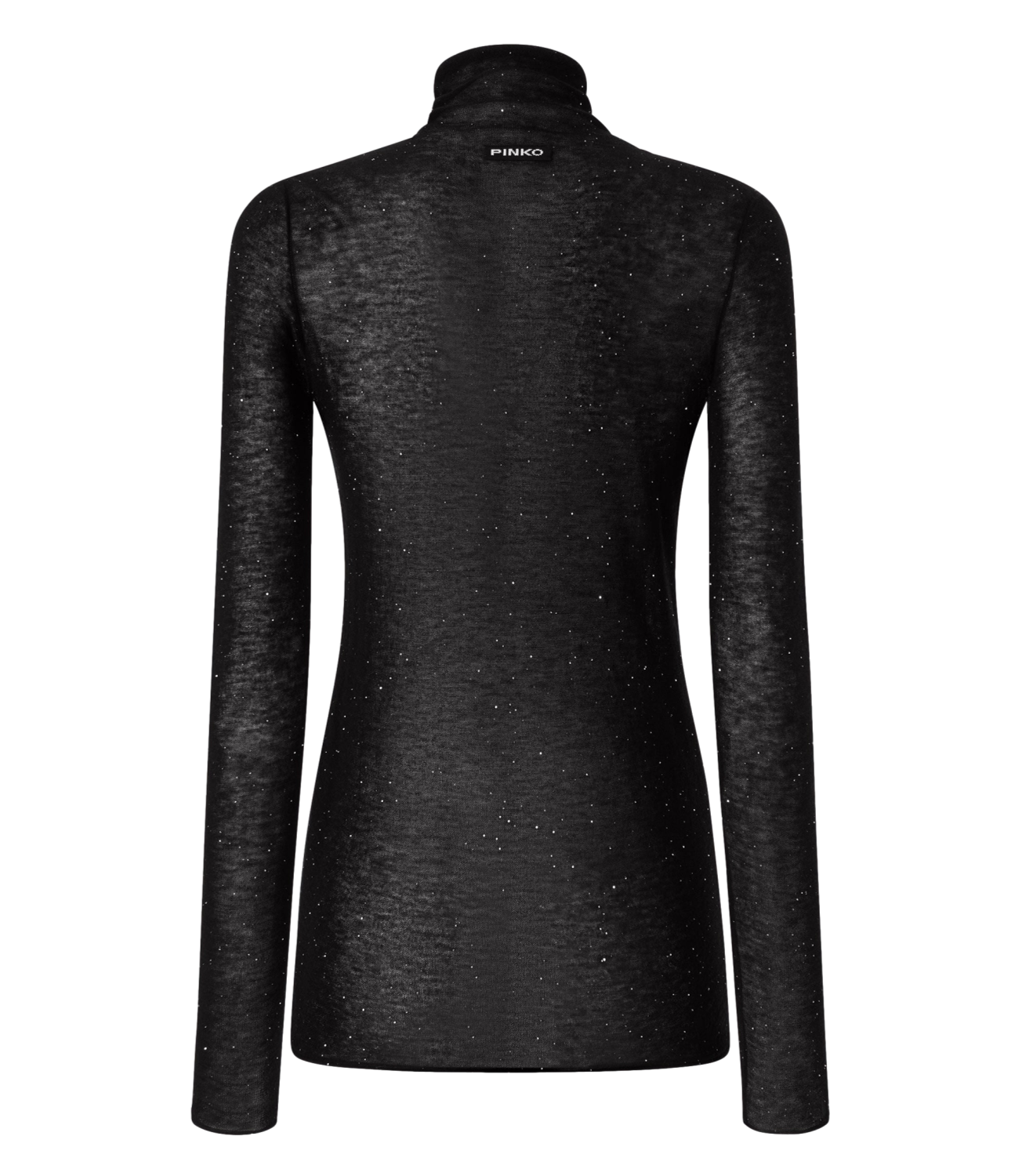 Pinko Moss Maglia paillettes nera