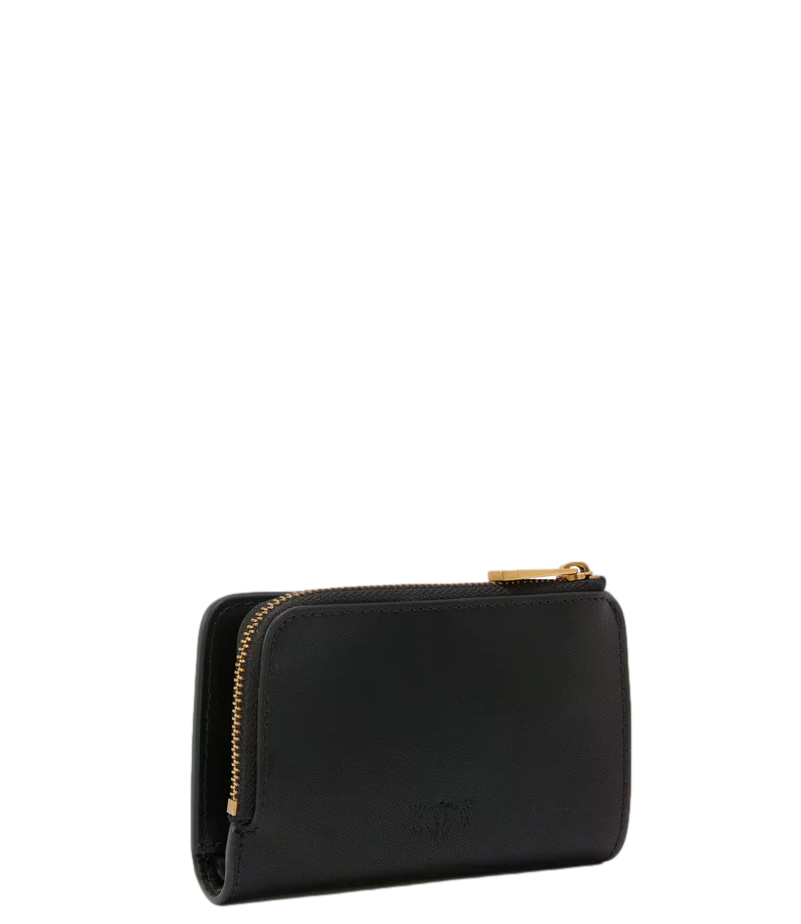 Pinko portafoglio mini Love Birds nero