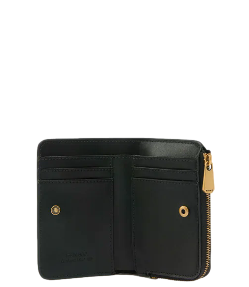 Pinko portafoglio mini Love Birds nero