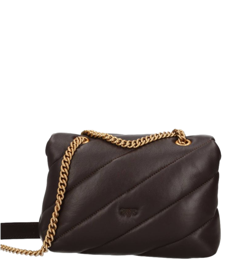 Pinko Love Bag Puff Mini marrone marasca