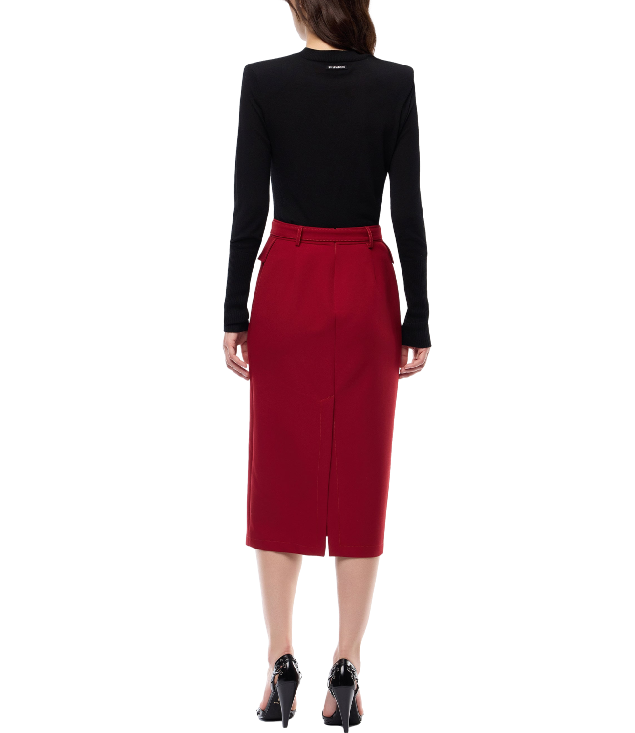 Pinko Lubecca Maglia merino nera